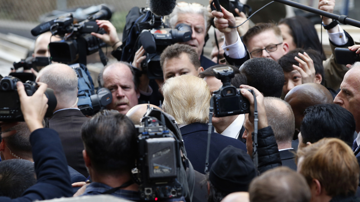 Republican presidential candidate Donald Trump