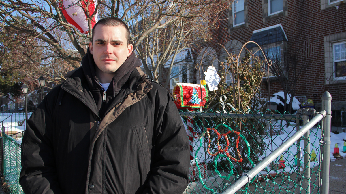  Because he did time for obtaining prescription painkillers illegally, Michael Urbank says he can't even get a job interview. (Emma Lee/WHYY) 