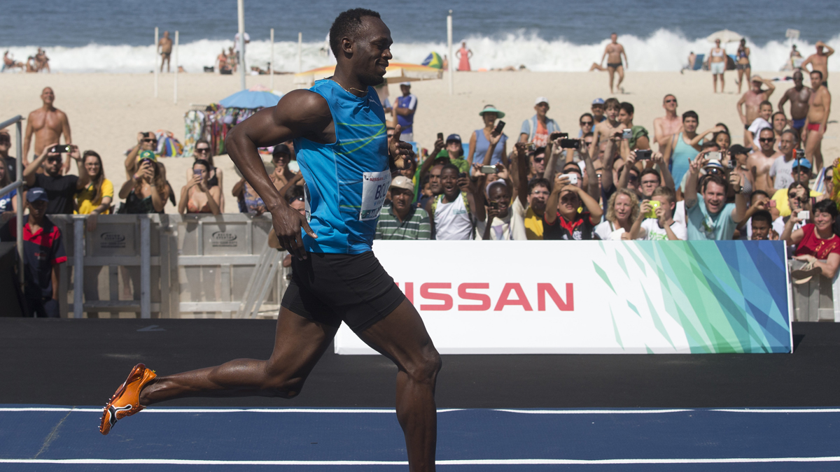 Sprinter Usain Bolt in Rio de Janeiro last August. It was once thought that tall men couldn't be world-class sprinters. Bolt shattered that idea