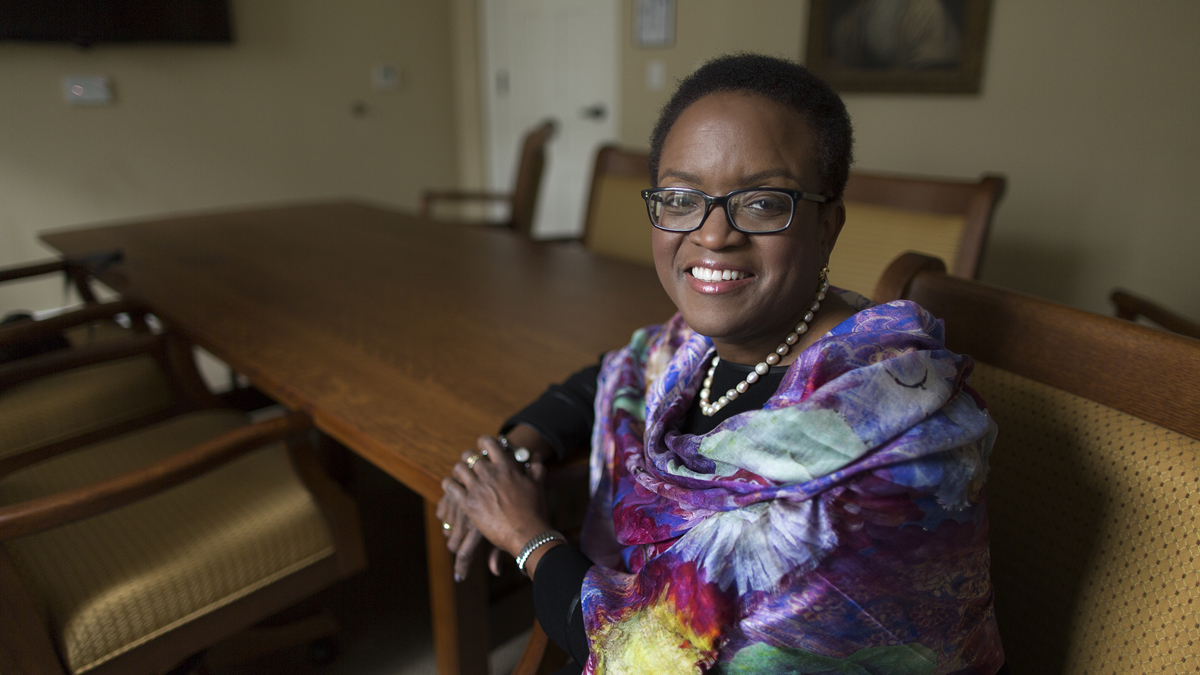  President of Swarthmore College, Valerie Smith (Laurence Kesterson/Swarthmore College) 