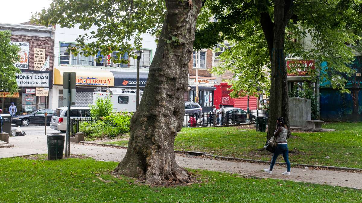  Planned improvements include landscape and pathway updates, new children's playground equipment, the addition of adult fitness equipment and restoration of the park's monuments and statues. (Brad Larrison/for NewsWorks, file) 