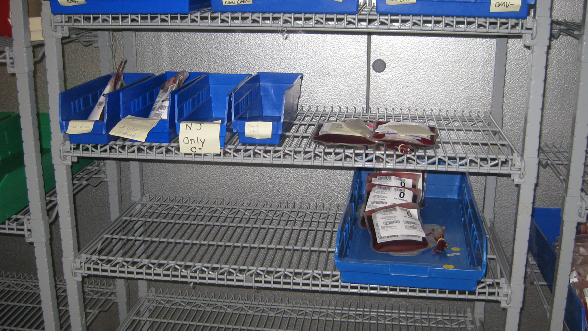  Blood donations, particularly Type O-negative, are sought in New Jersey and throughout the region. (Community Blood Services photo) 