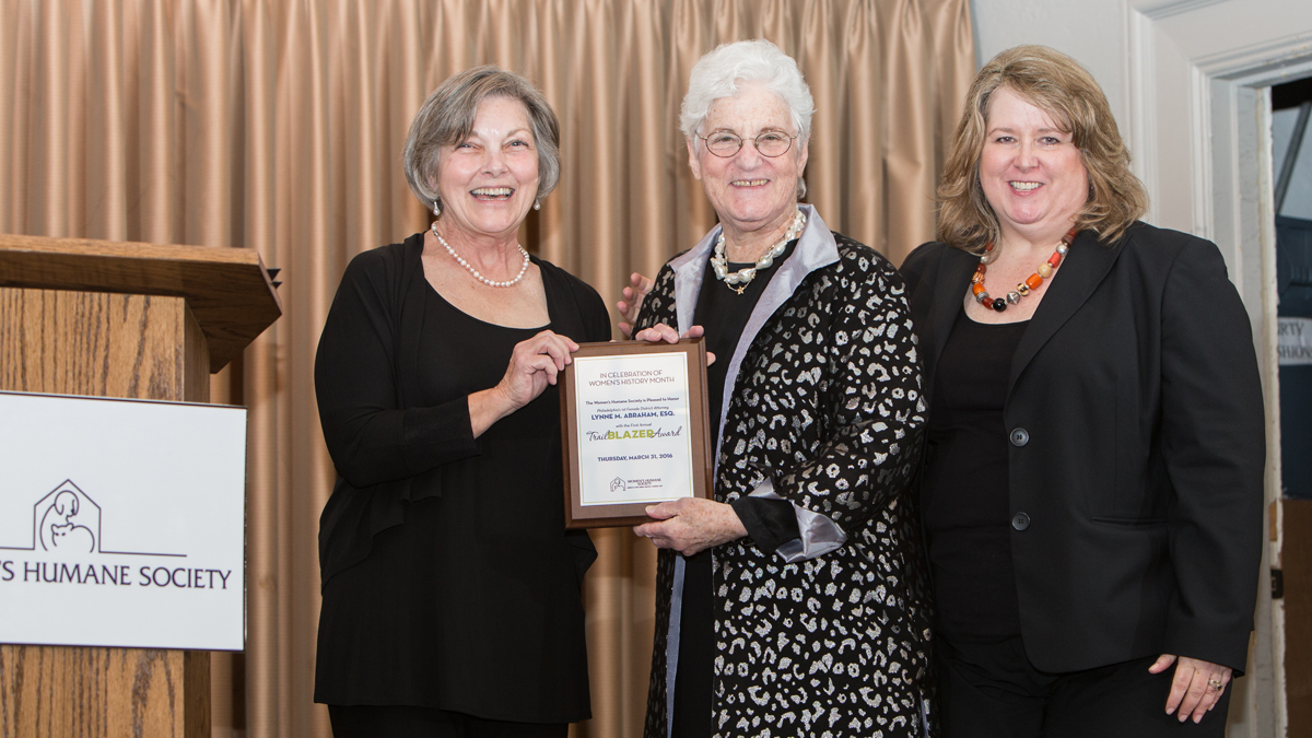 Pictured (from left to right): Suzanne L. Bush