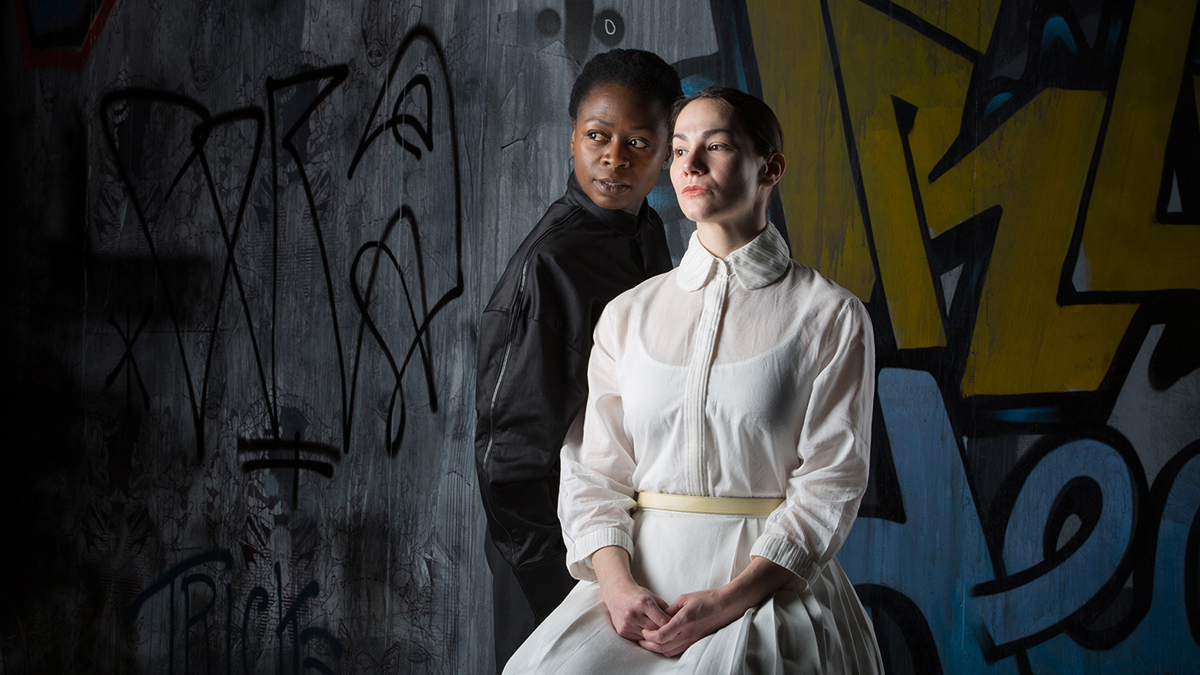  Zainab Jah and Sarah Gliko in Shakespeare's 