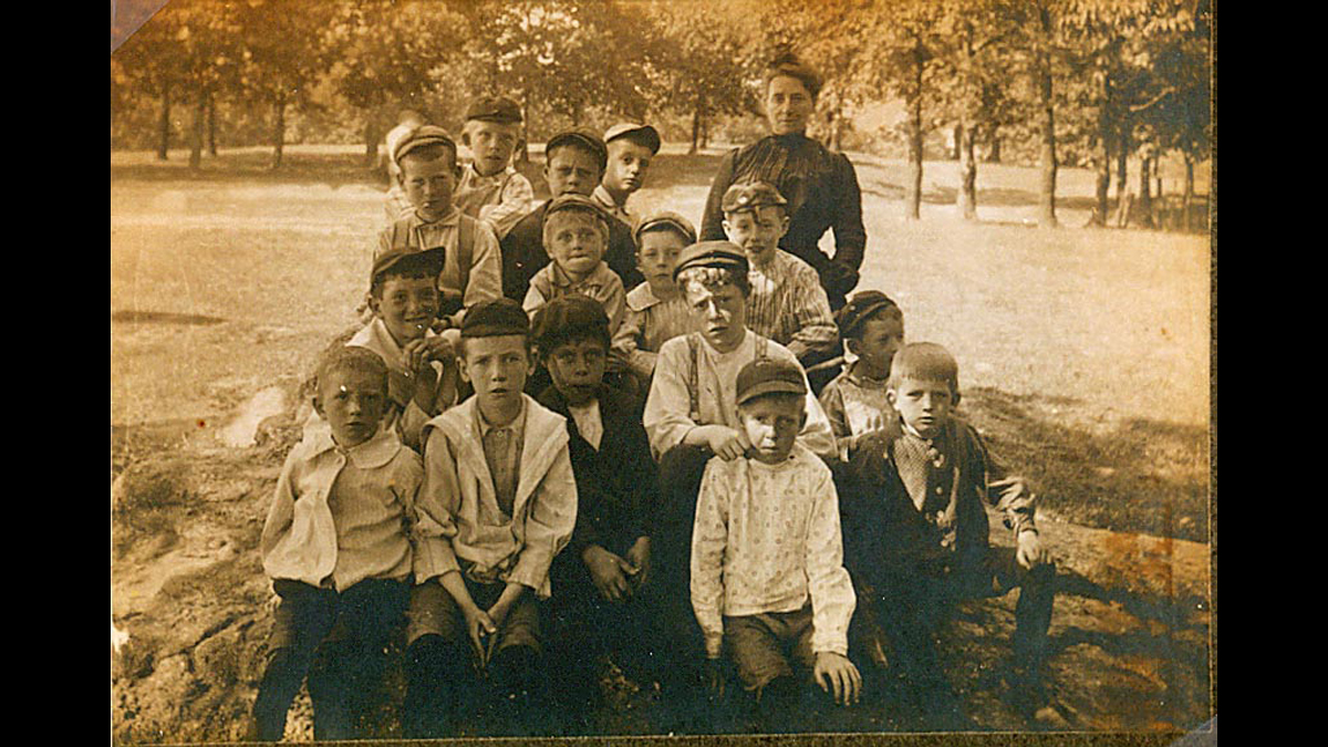  Caroline Earle White also created the Band of Mercy, which dispatched groups of young boys throughout the city to report any instances of animal cruelty they witnessed (Photo courtesy of the Women's Humane Society) 