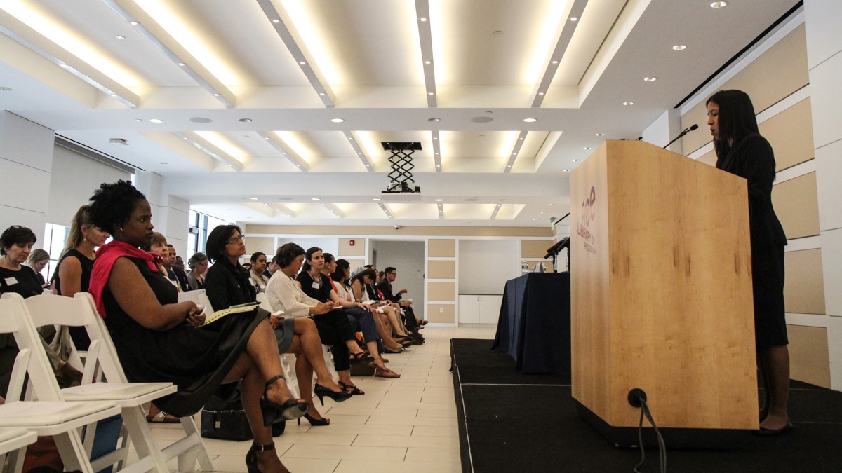  Kristine Alvarez is associate director of consulting services at Nonprofit Finance Fund. (Kimberly Paynter/WHYY) 
