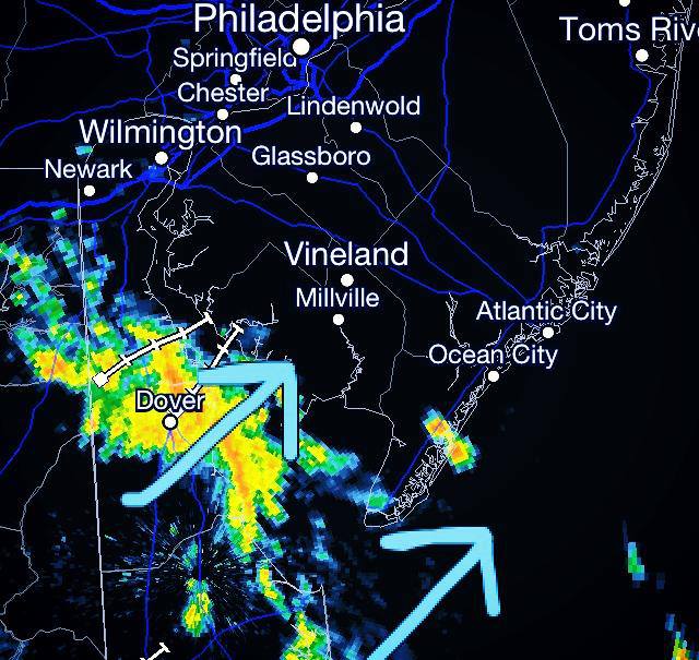  12:30 p.m. radar image.  