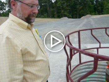 Visit a well pad in Bradford County where gas drilling will soon begin. Mark Madden, a Penn State Extension Officer, shows us his family’s leased land. (Video by Kerry Grens. Edited by Kimberly Paynter.)