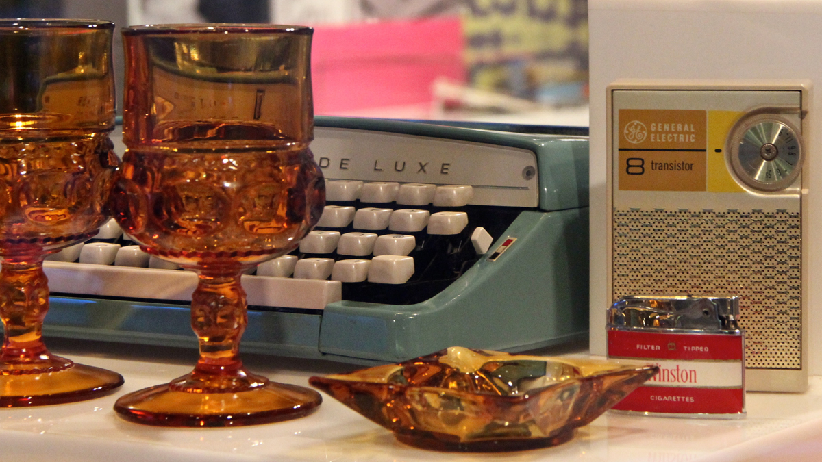  The well-preserved memorabilia presented in the 1968 exhibit will likely get a nostalgic reaction from those who lived through the era. (Emma Lee/for NewsWorks) 