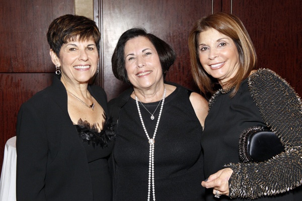<p><p>Abramson Center Auxiliary President Nina Goldfarb (left), her sister and associate treasurer of the Center’s board of trustees Barbara Lincow, and Sherrie Savett, president of the Jewish Federation of Greater Philadelphia (Photo courtesy of Scott Weiner)</p></p>
