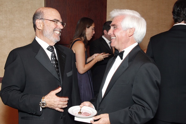 <p><p>Dr. Barry Green (left), and Abramson Center trustee, Richard Frankel (Photo courtesy of Scott Weiner)</p></p>
