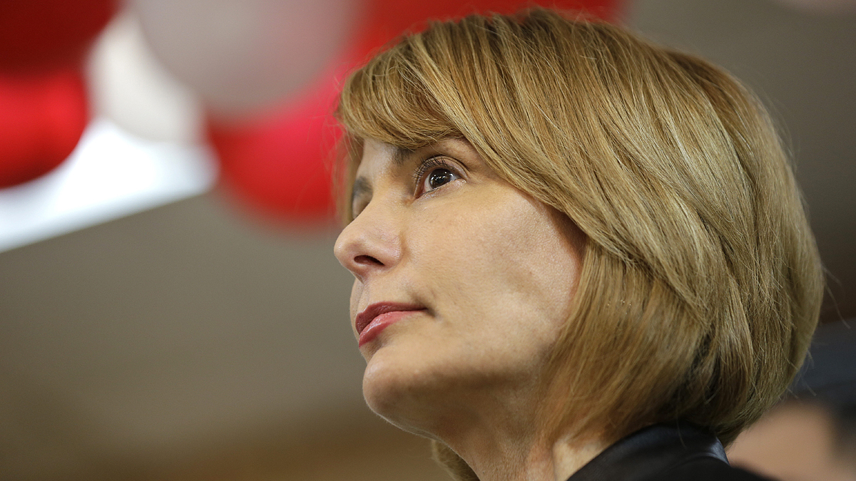  New Jersey Sen. Barbara Buono (AP Photo/Julio Cortez) 