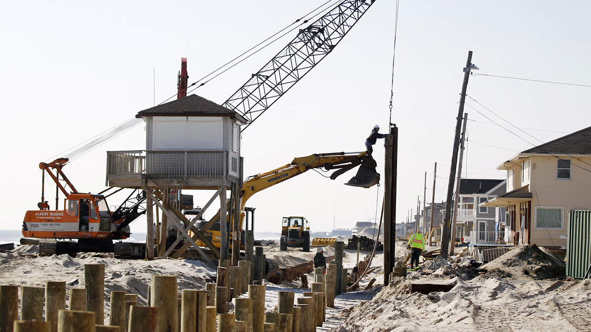  Many communities are rebuilding as fast as they can to ensure they don't miss out on the summer tourism season. (AP File Photo/Mel Evans) 