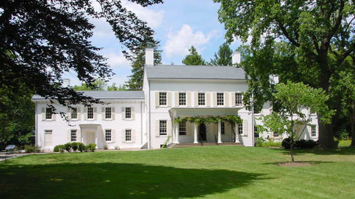  Morven in Princeton is the former New Jersey Governor's Mansion. 
