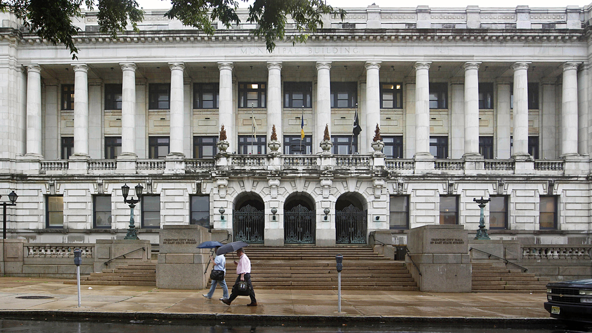 Trenton City Hall. (AP Photo/Mel Evans) 