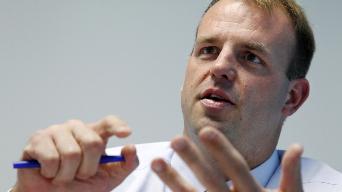  Rep. Jon Runyan shown in his Marlton, N.J., District office Oct. 10, 2012. (AP File Photo/Mel Evans) 