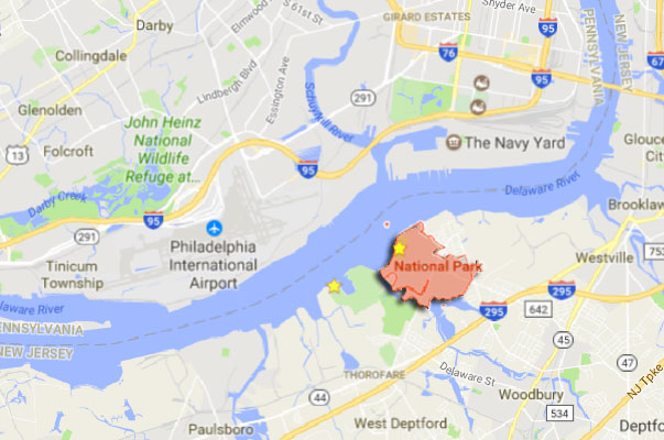  National Park, N.J. is home to Red Bank National Battlefield.  