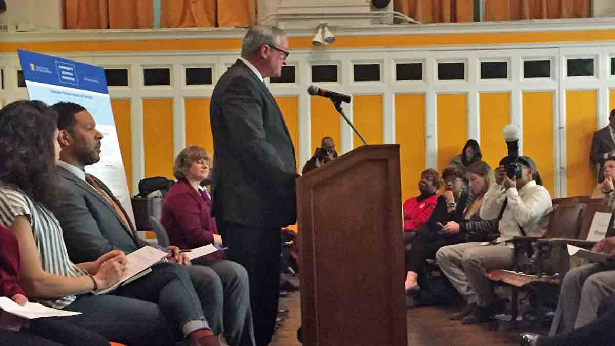  Philadelphia Mayor Jim Kenney. (Avi Wolfman-Arent/WHYY) 