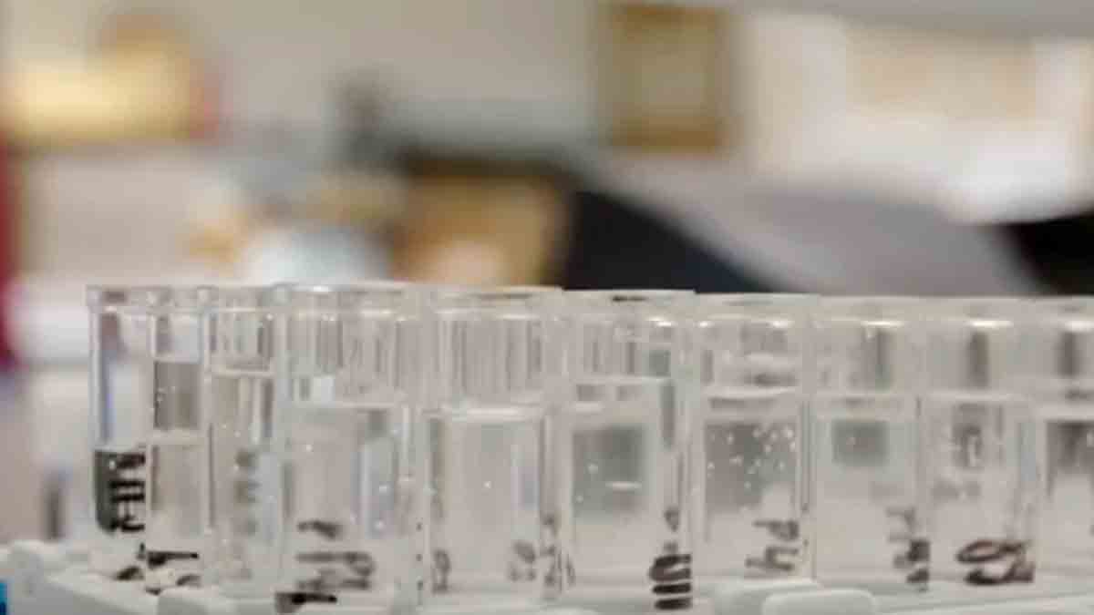  Water samples from Philadelphia are being tested for lead levels. (Screen capture from The Crowd & The Cloud series) 
