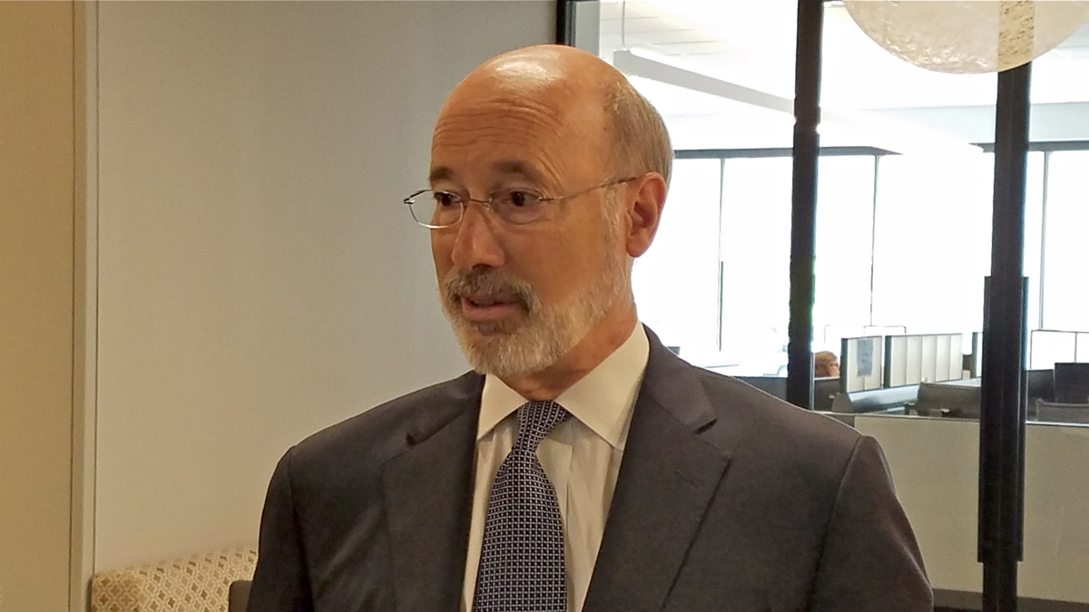  Pensylvania Gov. Tom Wolf. (Peter Crimmins/WHYY) 