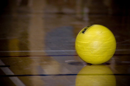 Dodgeball at rest