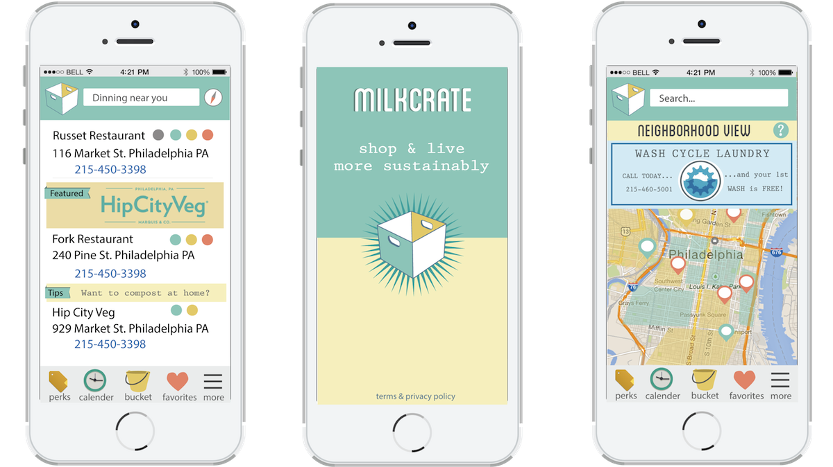  A look at how Milkcrate works. (Courtesy of Morgan Berman) 