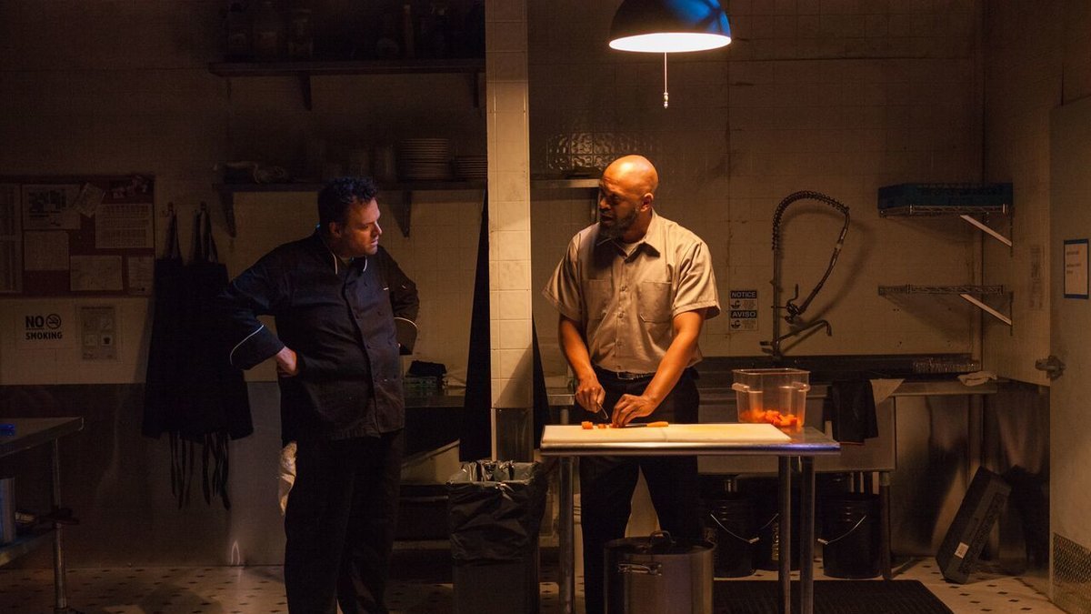  Scott Greer (left) and Lindsay Smiling in InterAct Theatre Company's production of 'How to Use a Knife.' (Photo courtesy of Kate Raines/Plate 3 Photography) 