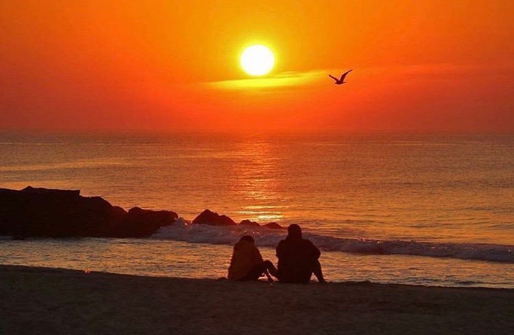  Today's sunrise in Belmar by @belmaratsunrise as tagged #JSHN on Instagram) 