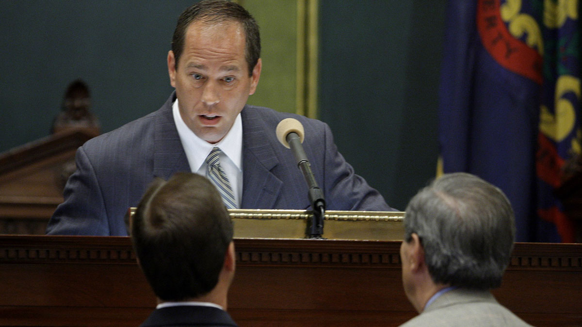  Pennsylvania Senate President Pro Tem Joe Scarnati and other GOP leaders are considering borrowing to help pay down the state's pension debt, a spokesman says. (AP file photo) 