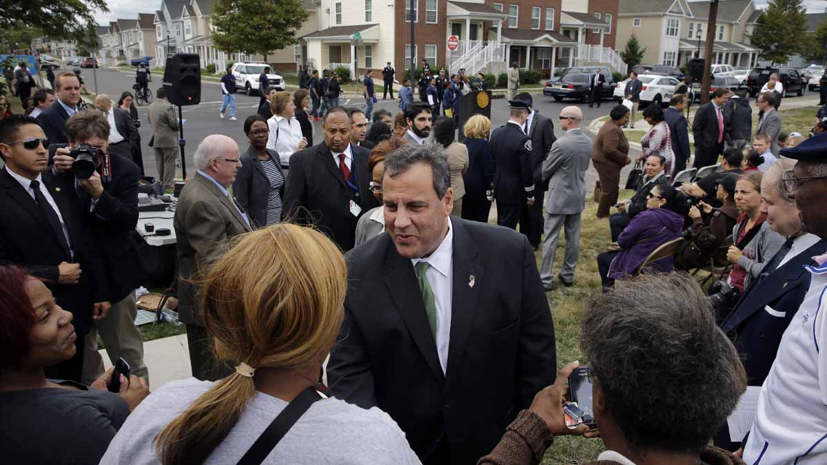  In September, New Jersey Gov. Chris Christie greets residents at a gathering in Camden. Under Christie, New Jersey has paid more than $2 billion in state tax breaks since 2014, often to corporations with notable political connections and at least one developer who already owed millions of dollars in unpaid state loans, an Associated Press review found. (AP file photo) 
