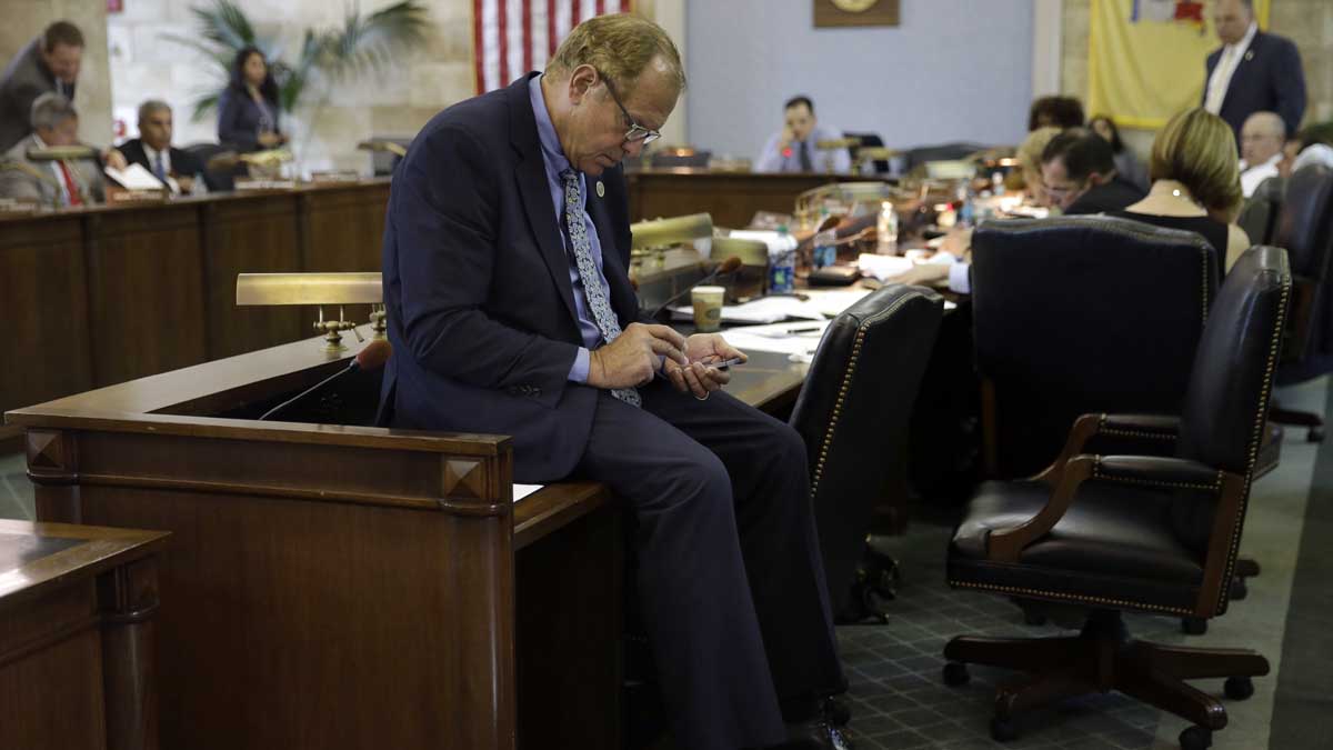  New Jersey Sen. Ray Lesniak, D-Union, is the primary sponsor of a resolution condemning a $225 million settlement deal between New Jersey and Exxon over contamination. (AP file photo)  sponsoring a  