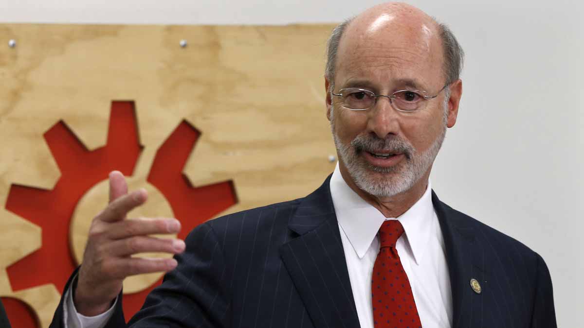  Pennsylvania Gov. Tom Wolf says he stands by his nominee to lead the state police force, Marcus Brown, despite some criticism from former troopers. Brown will appear before a state Senate panel Wednesday. (AP file photo) 