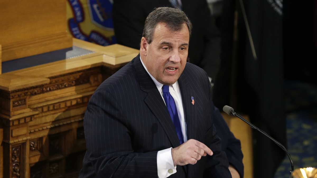  Last month, New Jersey Gov. Chris Christie presented a budget plan that omits a $1.6 billion payment to the state's pension systems. (AP file photo) 