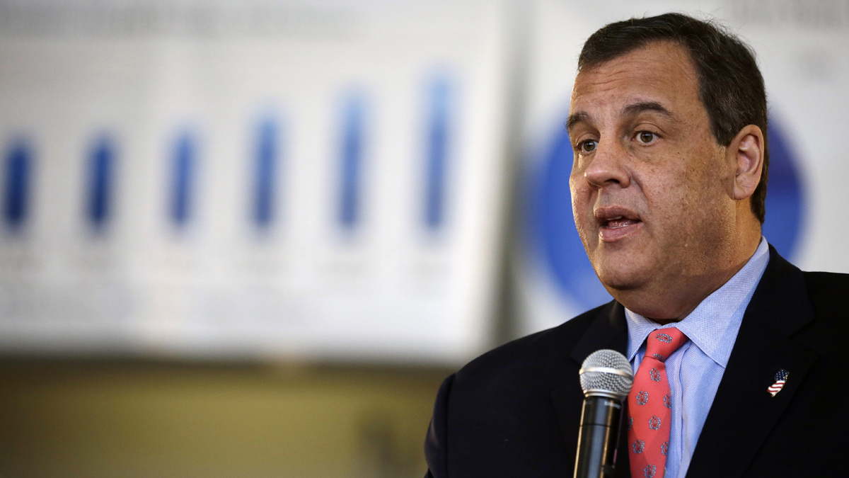  New Jersey Gov. Chris Christie, speaking during a town hall meeting in Fair Lawn in March, is expected to veto the Democrats budget plan and its tax increase on millionaires and businesses. (AP file photo) 