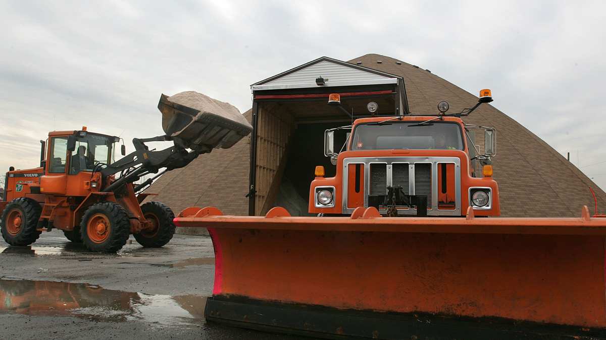  With a lack of wintry weather, New Jersey has plenty of salt available for 
