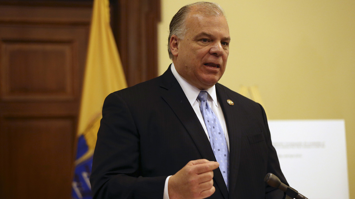 Senate President Steve Sweeney says An increase in the earned income tax credit must be a part of any plan for tax fairness in New Jersey. (AP photo/Mel Evans) according.