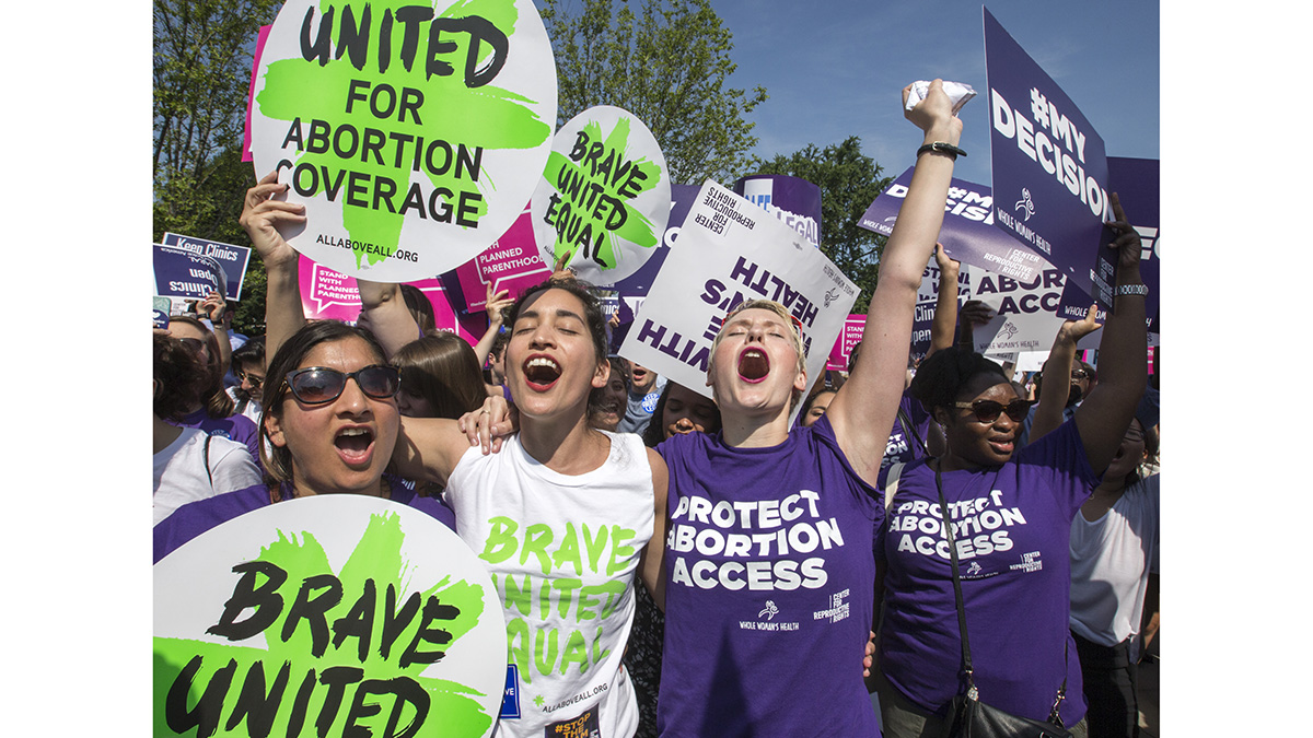 Abortion rights activists