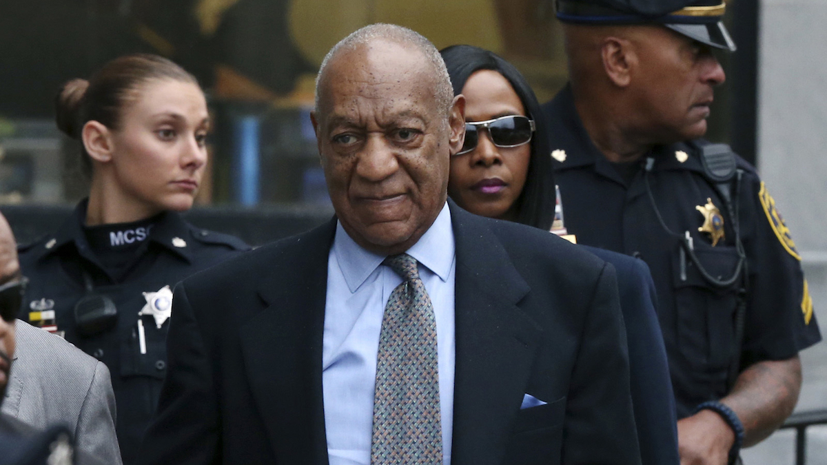 In this Nov. 1, 2016 file photo, Bill Cosby leaves after a hearing in his sexual assault case at the Montgomery County Courthouse in Norristown, Pa. (AP Photo/Mel Evans, File) 