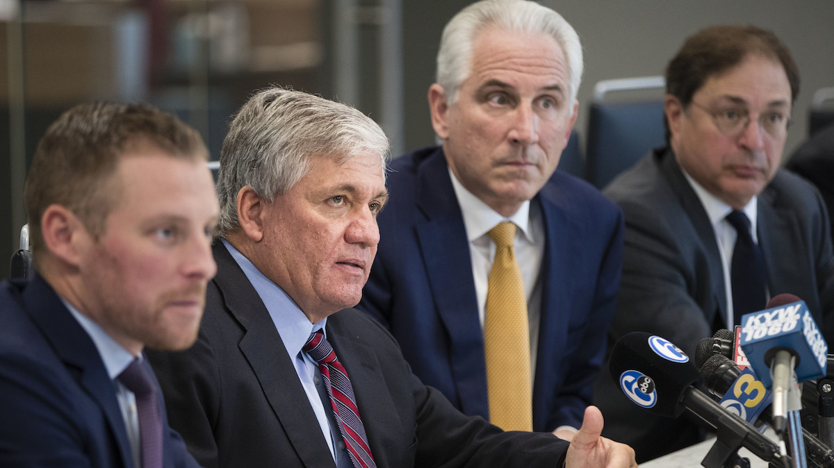 Plaintiff attorneys from left