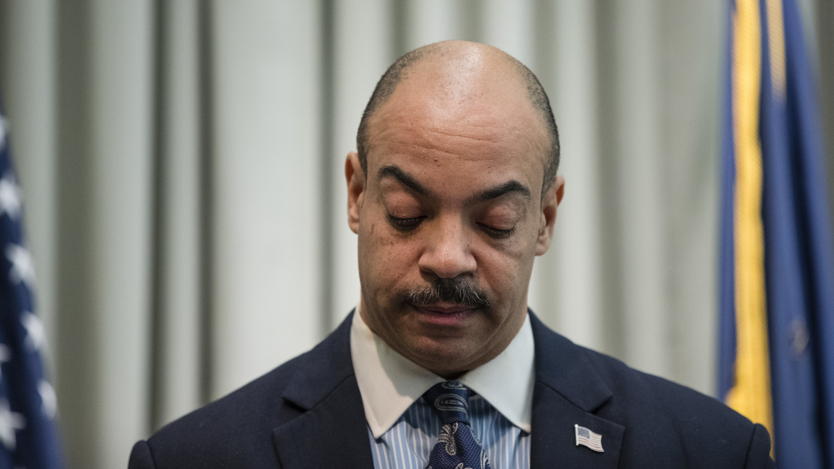  Former Philadelphia District Attorney Seth Williams is in prison, awaiting sentencing for bribery. In the meantime, the city pension board has decided to seize William's $118,439 in payments into his own pension account. (AP Photo/Matt Rourke) 