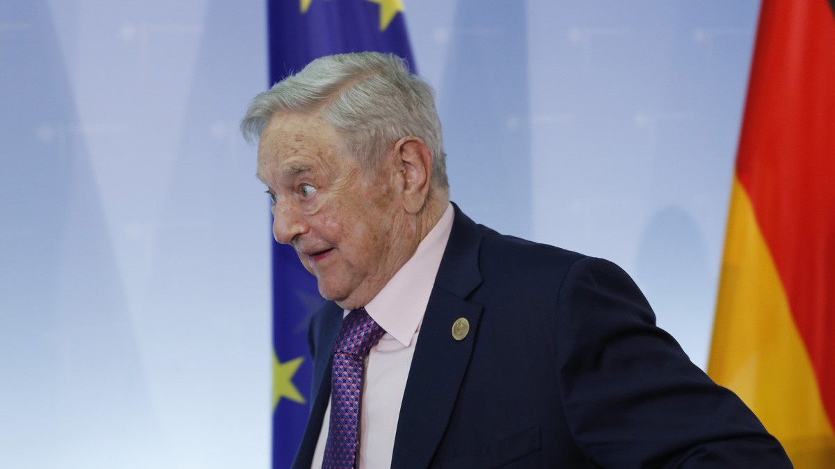 George Soros, a New York hedge fund billionaire and longtime bankroller of liberal political causes.  (Ferdinand Ostrop/AP Photo) 