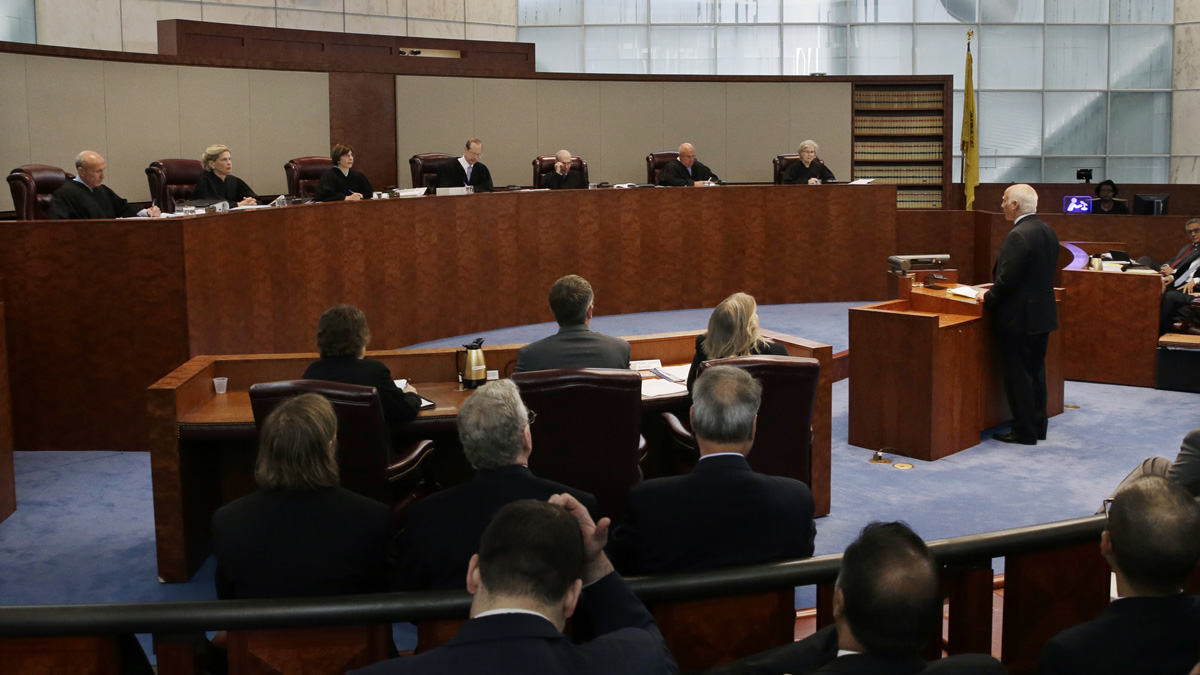 The New Jersey  Supreme Court has upheld cuts made in 2011 by Gov. Chris Christie and the Legislature to freeze public pensioners' cost-of-living payments. The governor calls the decision released Thursday a 