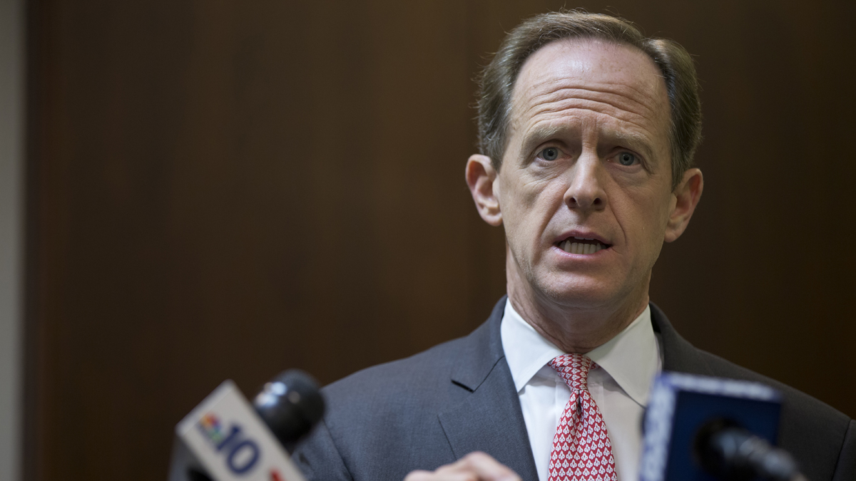 Republican U.S. Sen. Pat Toomey of Pennsylvania has decried lewd comments by Donald Trump