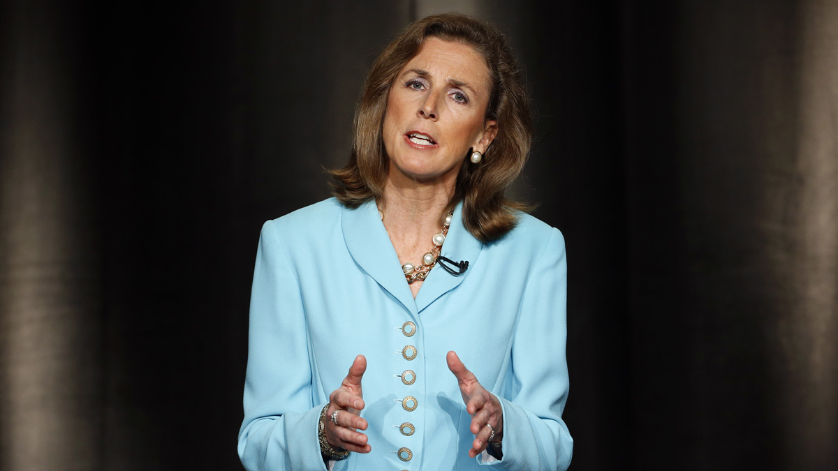  Katie McGinty, Pennsylvania Gov. Tom Wolf's chief of staff, is stepping down to likely become a candidate for the U.S. Senate. McGinty speaks during a Pennsylvania Democratic gubernatorial primary debate last year. (AP file photo) 
