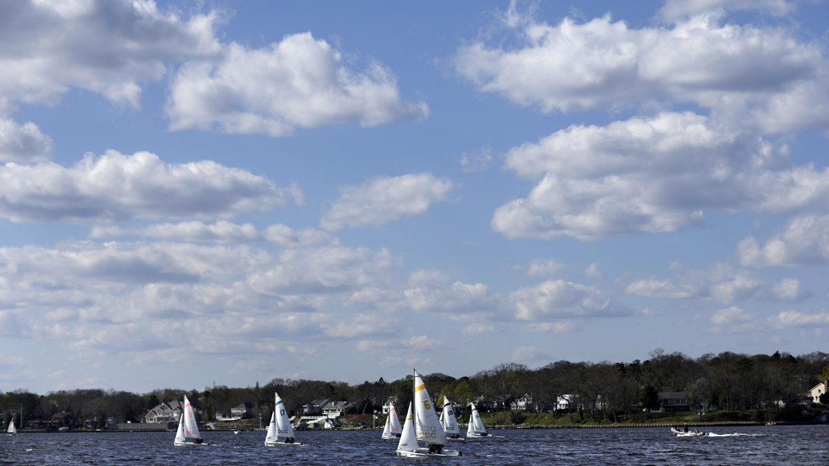  Boaters sail  off Pine Beach, New Jersey. Sixteen percent of Garden State residents polled recently 16 percent say their favorite thing about the state is something to do with the New Jersey Shore, the beaches, or the ocean. (AP file photo) 