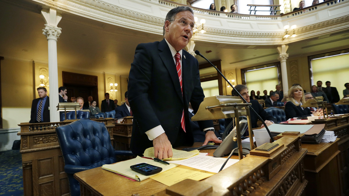 Assembly Republican Leader Jon Bramnick says there won’t be enough support in the Assembly for an override if Gov. Chris Christie vetoes the measure proposed by Democrats. (AP file  photo)