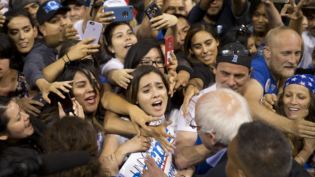 Democratic presidential candidate Sen. Bernie Sanders