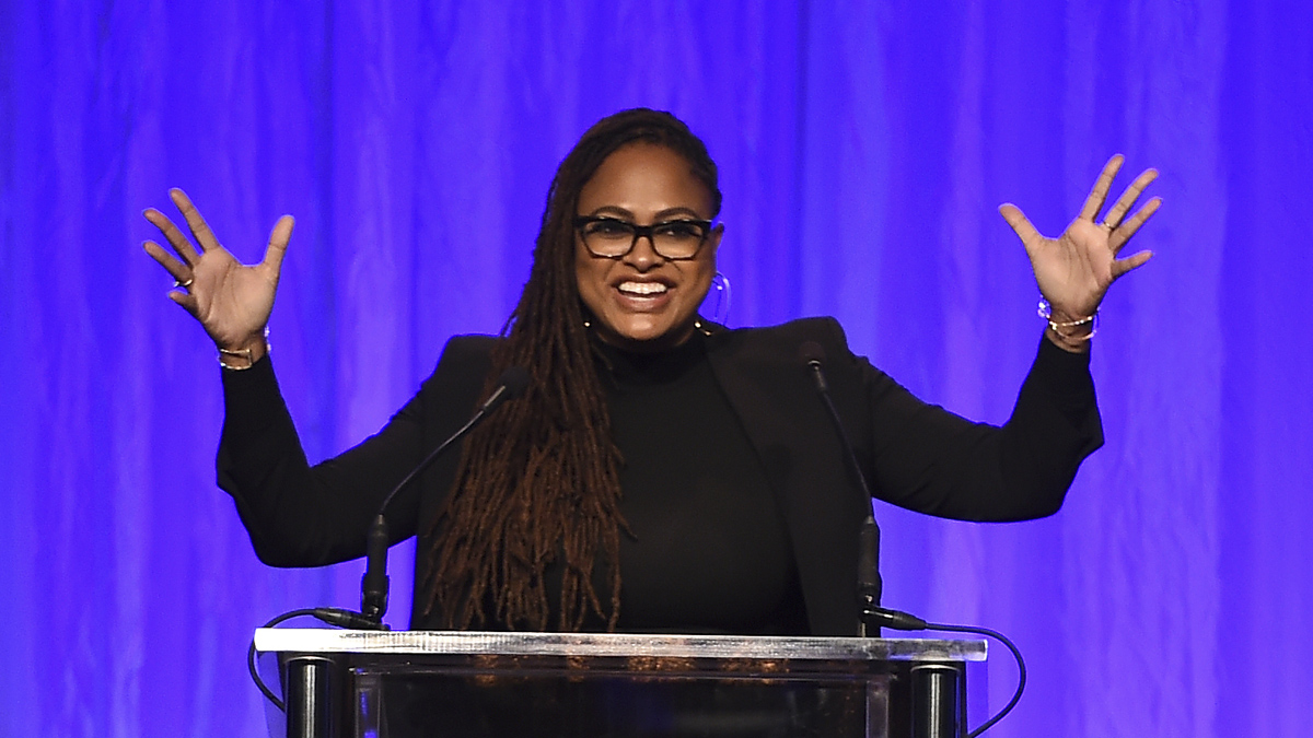  Ava DuVernay speaks at the Hollywood Foreign Press Association Grants Banquet at the Beverly Wilshire Hotel on Wednesday, Aug. 2, 2017, in Beverly Hills, Calif. (Jordan Strauss/Invision/AP) 