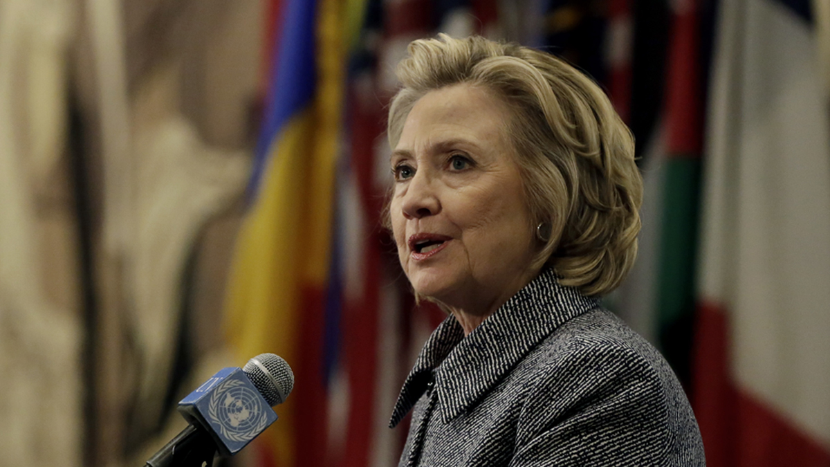  Hillary Rodham Clinton answers questions at a news conference at the United Nations, Tuesday, March 10, 2015.   Clinton conceded that she should have used a government email to conduct business as secretary of state, saying her decision was simply a matter of 'convenience.'  (Richard Drew/AP Photo) 
