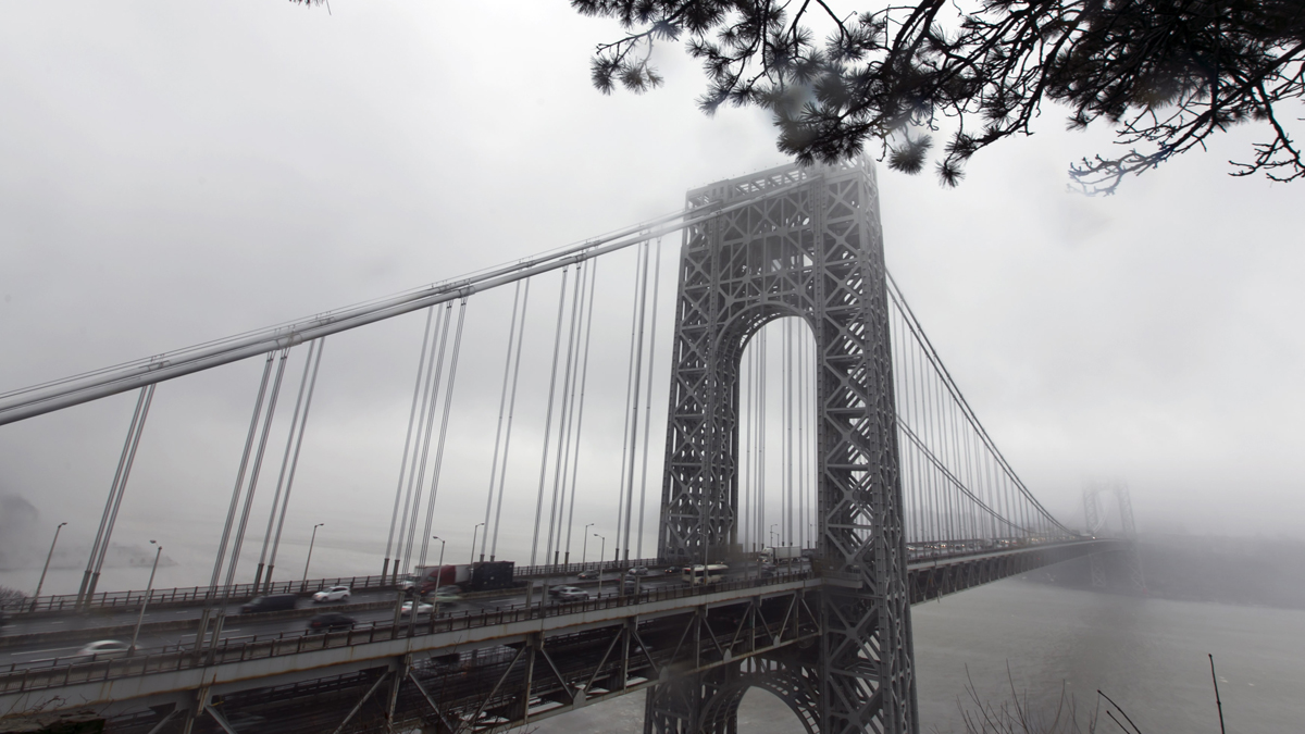  Traffic crosses the George Washington Bridge, in Fort Lee, N.J. (Richard Drew/AP Photo, file) 